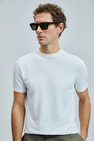 Lufian 111090110 Tıno Modal Karışımlı Tişort Erkek T-Shirt ürün görseli 1