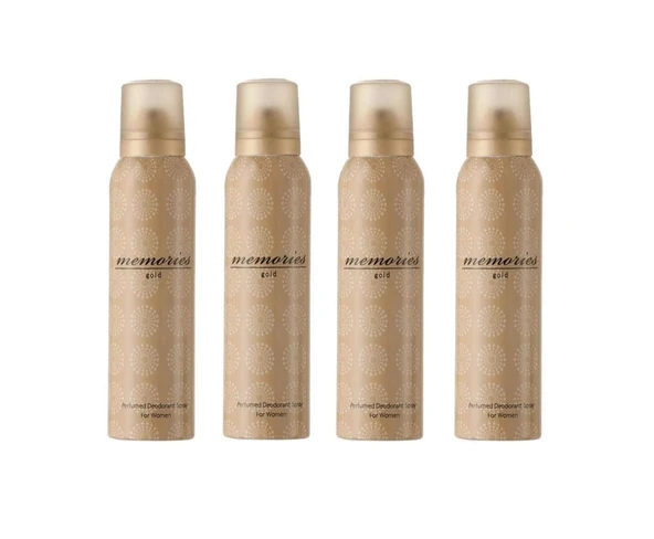 Hunca Memories Gold 150 ml Kadın Parfüm Deodorant ürün görseli 1