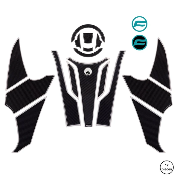 Grippatch CF 800 MT 2025 ile Uyumlu Ultimate Kaydırmaz 19 Parça Tank Pad Seti GTC04 ürün görseli 1