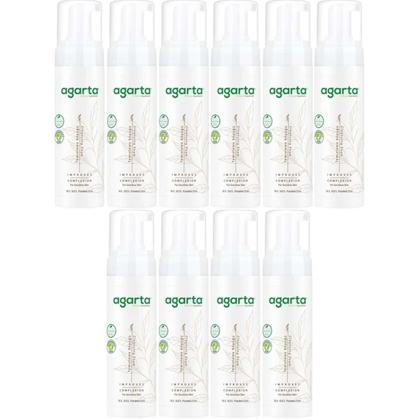 Agarta Doğal Yüz Temizleme Köpüğü 225ML (9 Lu Set) ürün görseli 1