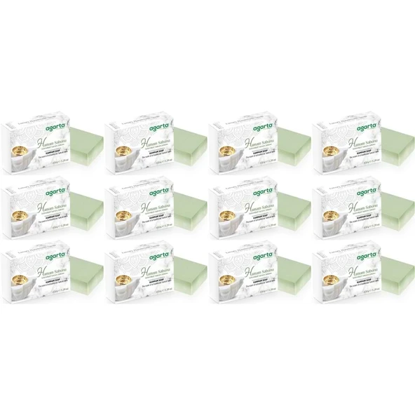 Agarta El Yapımı Doğal Sabun 150GR Hamam (12 Li Set) ürün görseli 1