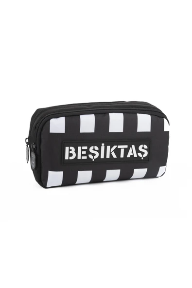 Beşiktaş Kalem Çantası Beşiktaş Tribün Çubuklu 2 Bölmeli Kalemlik ürün görseli 1