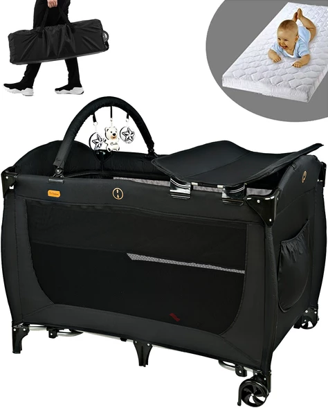 Baby Home 560 Golite 70x110 Bebek Oyun Parkı Yatak Sepet Beşik Sünger Yatak Hediye ürün görseli 1
