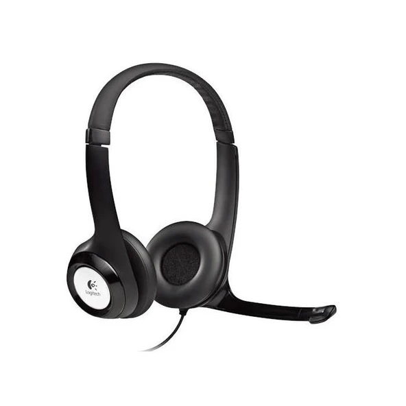 Logitech H390 Siyah USB Kablolu Kulak Üstü Kulaklık 981-000406 ürün görseli 1