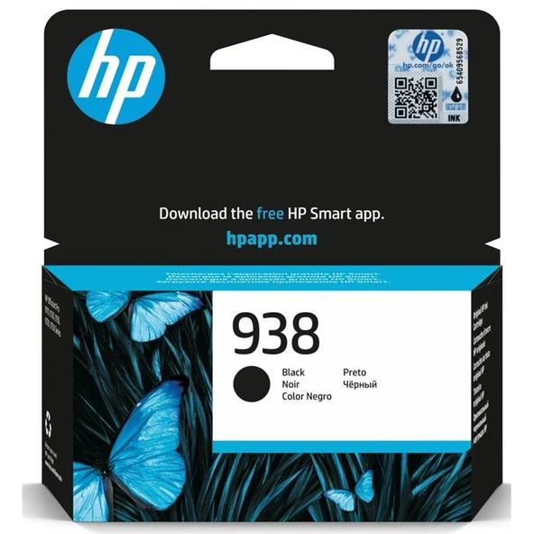 HP 938 4S6X8PE Siyah Kartuş ürün görseli 1