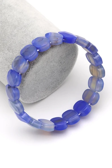 Akik Doğal Taş Bileklik 10 x 14 mm Özel Kesim ürün görseli 1