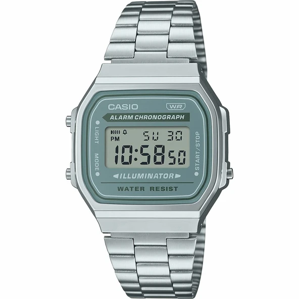 Casio A168WA-3AYDF Quartz Çelik Gri 36 mm Erkek Kol Saati ürün görseli 1