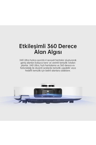 Dreame X40 Ultra - White - Resim 6
