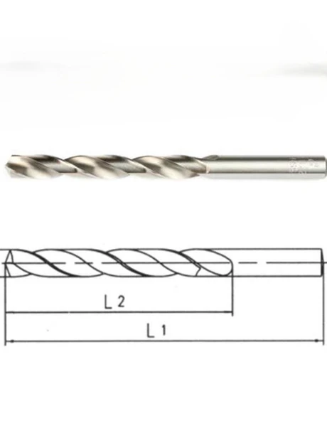 Makina Takım 1.9 mm HSS DIN 338 Silindirik Saplı Kısa Taşlanmış Matkap Ucu - MTE B00007000190 ürün görseli 1