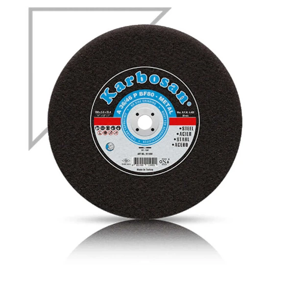 Karbosan 300x3.0x30 NK Metal Sabit Tezgah Kesme Diski - Karbosan 910850 ürün görseli 1