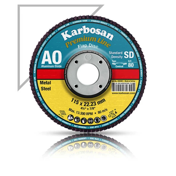 Karbosan 180x22x60 Kum Flap Disk NK - Karbosan 983220 ürün görseli 1