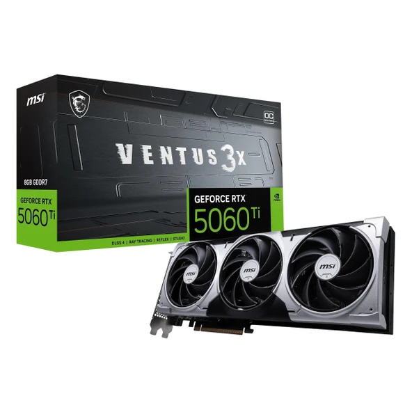 MSI Ventus 3X GeForce RTX 5060 Ti OC 8GB GDDR7 128Bit HDMI/DP Ekran Kartı ürün görseli 1
