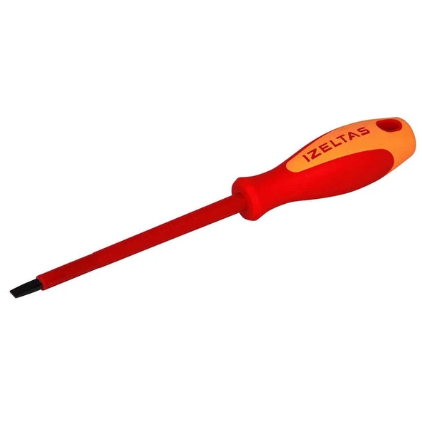 İzeltaş Elektrikçi 1000V İzoleli Düz Tornavida 2.5X75mm - İzeltaş 4140172575 ürün görseli 1