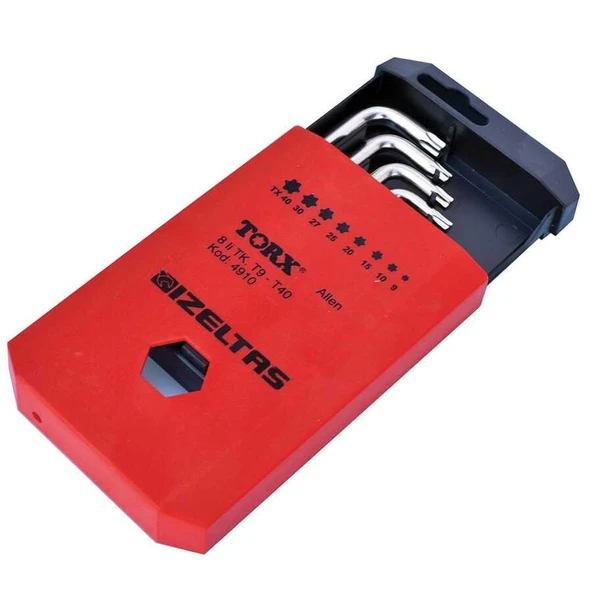 İzeltaş 8 Parça Torx Allen Takımı - İzeltaş 4910007108 ürün görseli 1
