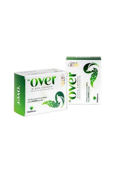 Dr. Over Black Cohosh Karayılan Otu 60 Tablet - Resim 4