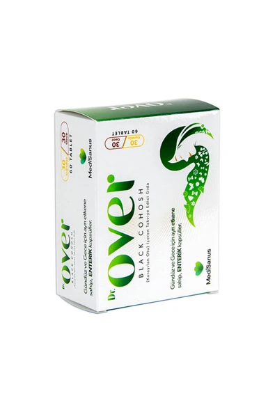 Dr. Over Black Cohosh Karayılan Otu 60 Tablet - Resim 5