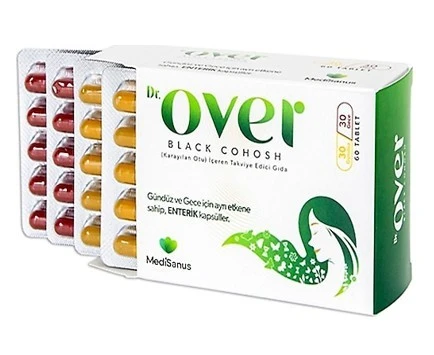 Dr. Over Black Cohosh Karayılan Otu 60 Tablet ürün görseli 1