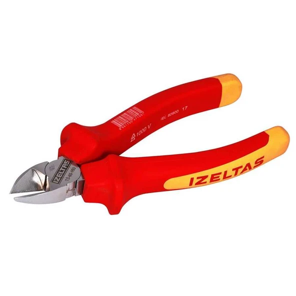 İzeltaş 140 mm 1000V İzoleli Elektrikçi Yan Keski - İzeltaş 3700166140 ürün görseli 1