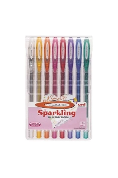 UNİ-BALL Uniball Signo Sparkling Um-120sp Jel Kalem 1 Karışık 8 Renk ürün görseli 1