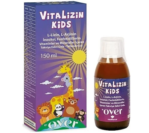 Dr. Over Vitalizin Kids 150 ml ürün görseli 1