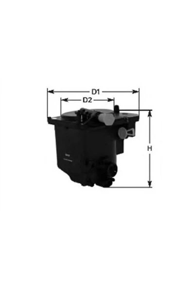 Bosch 0450907007 Mazot Fıltresı Sensorlu (cıtroen: C2-c3 / Peugeot: 206-307 / Ford: Fıesta 1.4hdı) ürün görseli 1