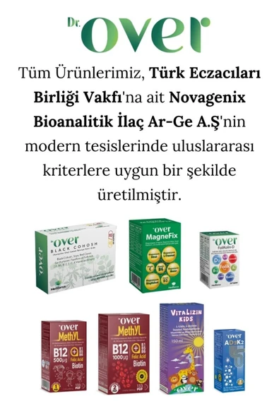 Dr. Over Vitalizin Kids 150 ml - Resim 7