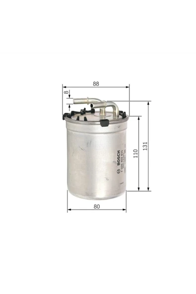 Bosch Hafif Hizmet Bosch F026402835 Yakıt Filtresi Dızel Vw Polo 1.2 Tdı 09 Cfwa ürün görseli 1