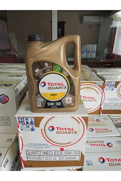 TOTAL Quartz Ineo Ecs 5w30 4l T- 3 Adet (1 Koli) ürün görseli 1