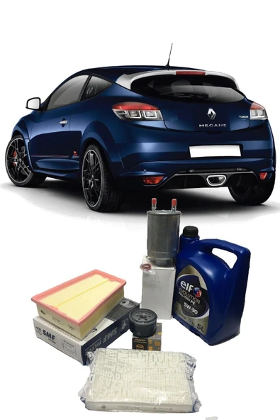 ELF Evolution Full-tech Fe 5w-30 5 Litre Motor Yağı Renault Megane 3 Coupe 1.5 Dci Yağ Bakım Seti ürün görseli 1
