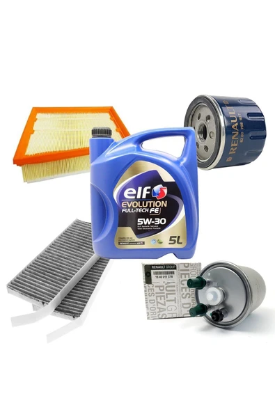 ELF Fultech 5w-30 Fe 5lt Mais Renault Latitude 1.5 Dci Filtre Bakım Seti 110 Bg Model 2011-2019 4 1 ürün görseli 1