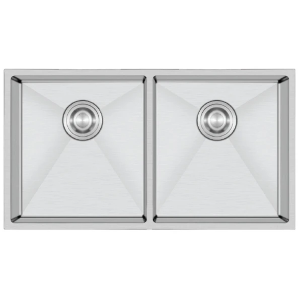 Crauf Stella 4580 PVD Inox 2 Gözlü Paslanmaz Çelik Mutfak Eviyesi ürün görseli 1