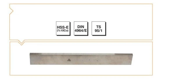 Makina Takım HSSE-Co10 DIN4964 B Torna Kalemi 14X14X100 - MTE B00401414100 ürün görseli 1