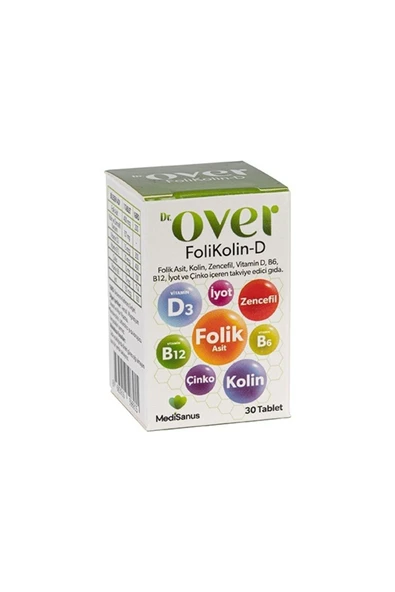 Dr. Over Folikolin D 30 Tablet - Resim 4