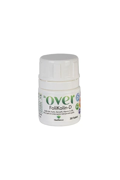 Dr. Over Folikolin D 30 Tablet - Resim 3