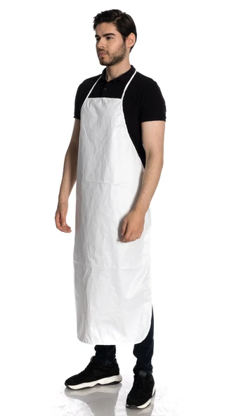 Faba LO-531 Lamineli Önlük  53 Gr/m2 Beyaz - Resim 2