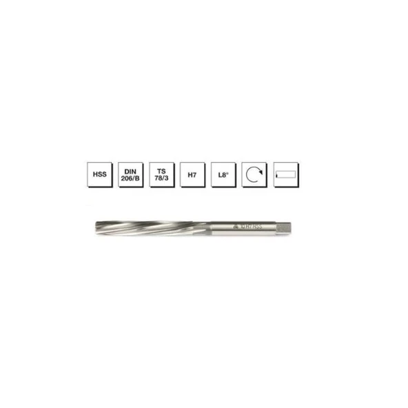 Makina Takım B00303010600 HSS DIN 212 L-RN Makina Raybası  6   mm H7 ürün görseli 1