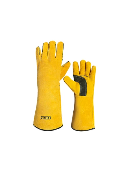 Faba Zevahir D200-40 Deri Kaynakçı Eldiven 40 cm 1.4 mm ürün görseli 1