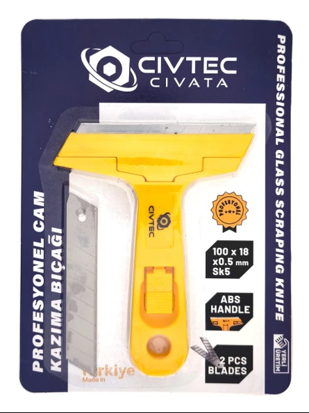 Civtec CCCKS002 Cam Kazıma Bıçağı Prof. - Resim 2