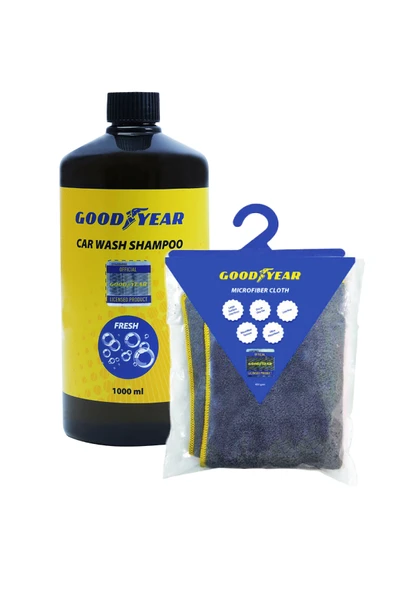 Goodyear Oto Şampuan Ve Mikrofiber Bez Seti ürün görseli 1