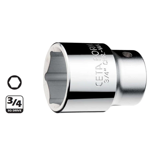 Ceta Form 3/4” 6 Köşe Lokma Anahtar 30 mm - C32-H30 ürün görseli 1
