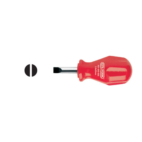 Ceta Form Torex Topaç Düz Uçlu Tornavida 6.5X25mm - 4100/TP65M ürün görseli 1