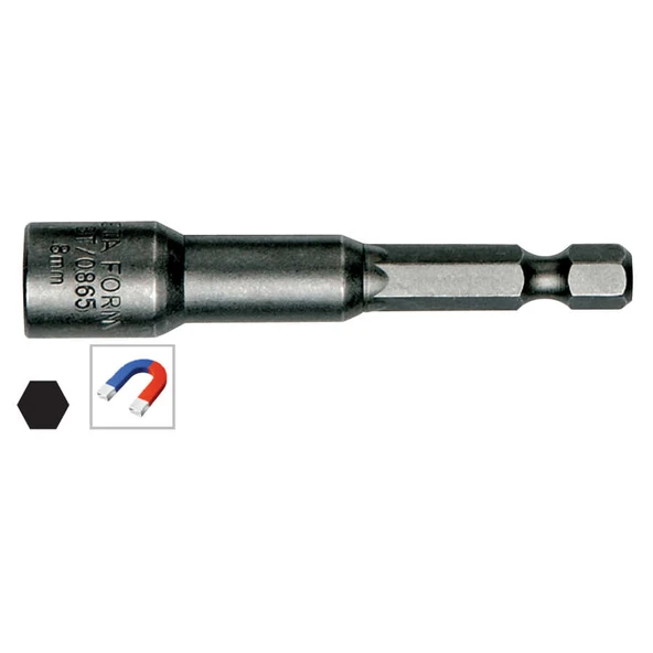 Ceta Form Manyetik Lokma Uç (Somun Tutucu) 13x65 mm - BT/1365 ürün görseli 1