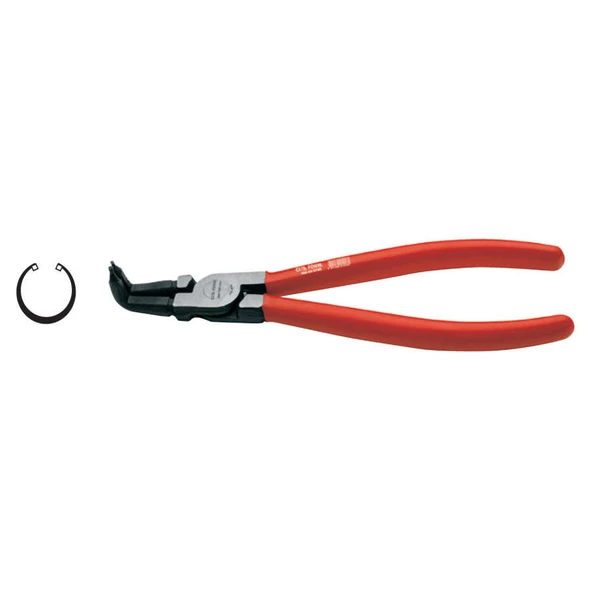 Ceta Form İç Segman Pense (Eğri Uçlu-Yaysız) 180mm - E68-44-0180 ürün görseli 1
