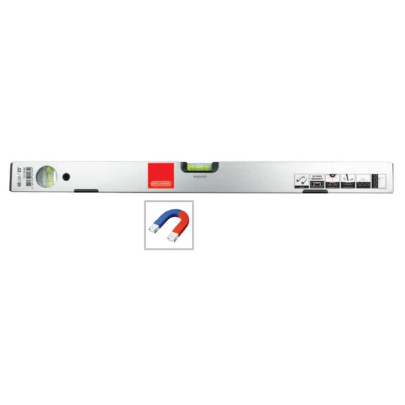 Ceta Form Alüminyum Su Terazisi (Mıknatıslı) 60 cm - P21-060M ürün görseli 1