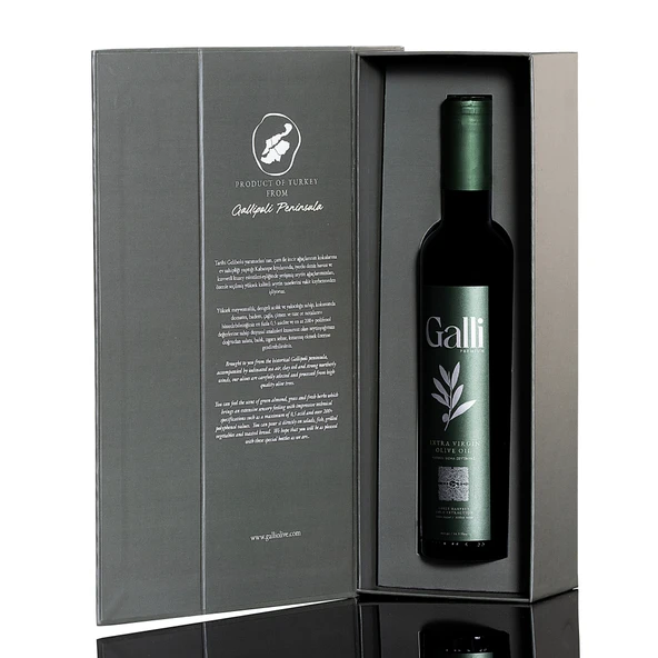 Galli Premium Soğuk Sıkım Natürel Sızma Zeytinyağı 500 ml Premium Kutu ürün görseli 1