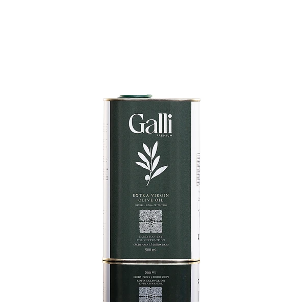 Galli Premium Soğuk Sıkım Natürel Sızma Zeytinyağı 500 ml - Erken Hasat ürün görseli 1