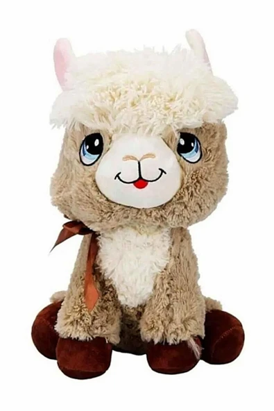 Şeker Adası Sevimli Büyük Boy Peluş Lama Oyuncak Uyku & Oyun Arkadaşı 30 Cm Sunman Mama ürün görseli 1