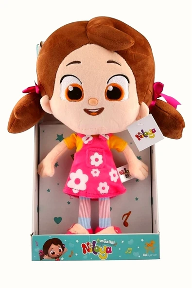 Şeker Adası Niloya Kalpli Müzikli Peluş Bebek 35 Cm -- En Güzel Hediyelik Skradapelus04 - Resim 2
