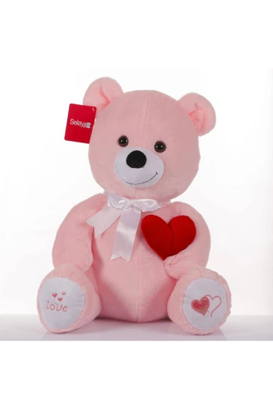 Şeker Adası Love - Aşkımmm - Ayıcık 50 Cm - Pembe - Skradapelus83 ürün görseli 1