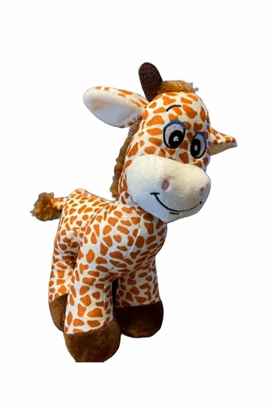 Şeker Adası Sevimli Benekli Peluş Zürafa Zuzu 28 Cm - Uyku Ve Oyun Arkadaşı Peluş Eşek Zebra Oyuncak Halley ürün görseli 1